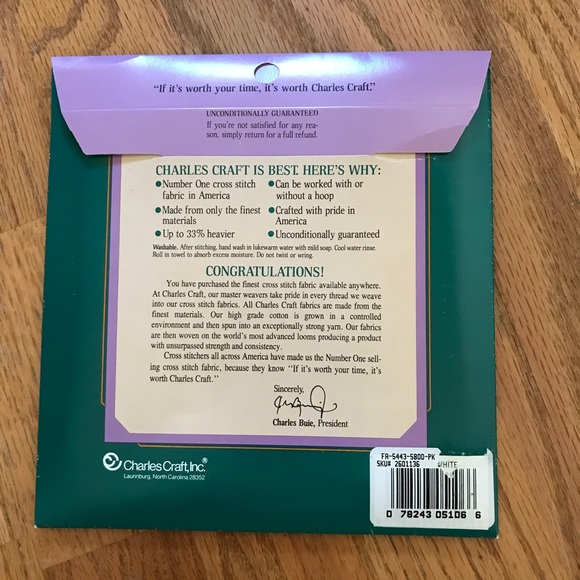 NWT Set of 2 Counted Cross Stitch (11 & 14 Count) - Picture 7 of 12